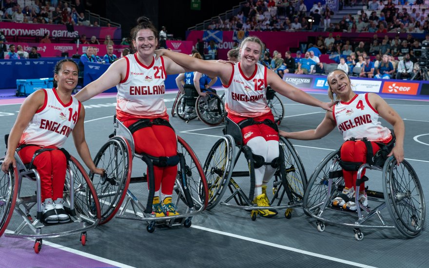 Atkin leads England to Commonwealth wheelchair basketball gold