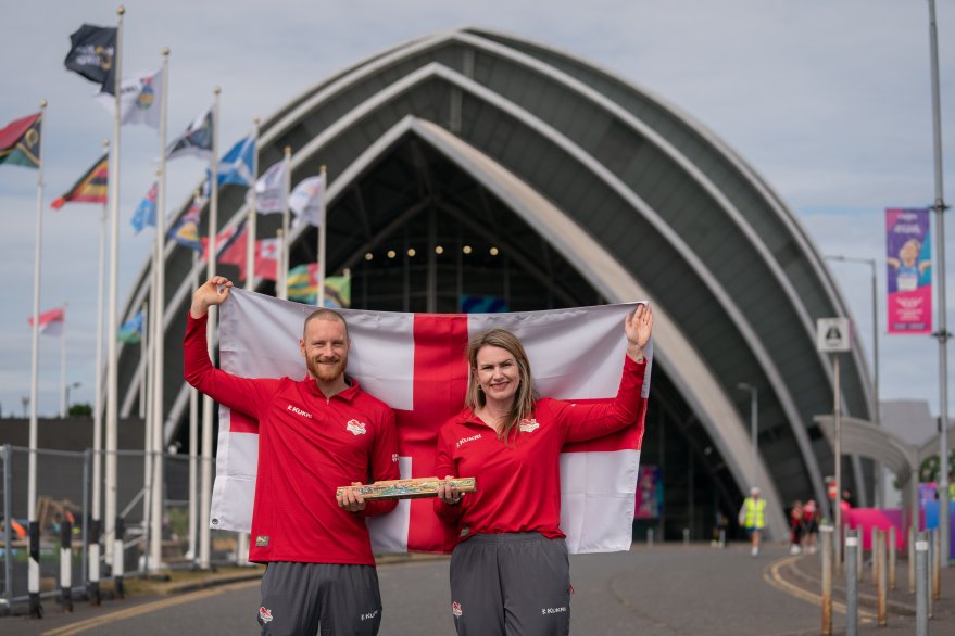 Sian Honnor and Luke Greenbank named flag and baton bearers for opening ceremony