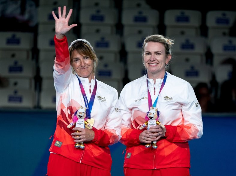 High five for Pharaoh and Honnor after Glasgow pairs gold