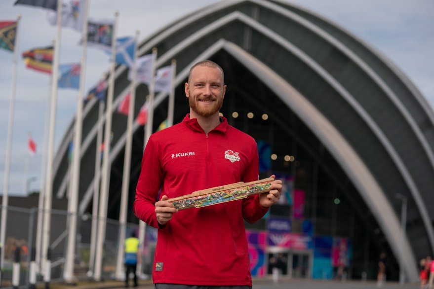 Baton bearer Luke Greenbank relishing third Commonwealth Games