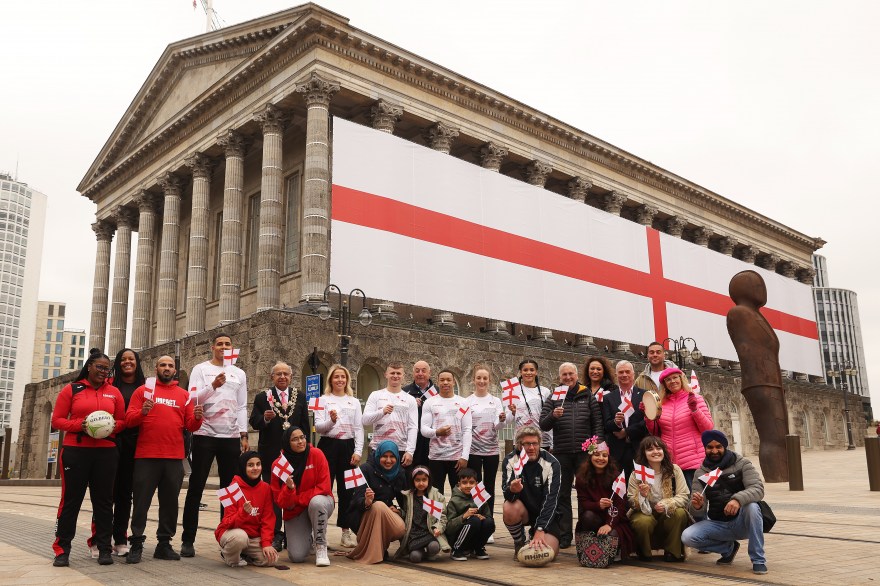 St George’s Day celebration hosted by council for Team England in Birmingham