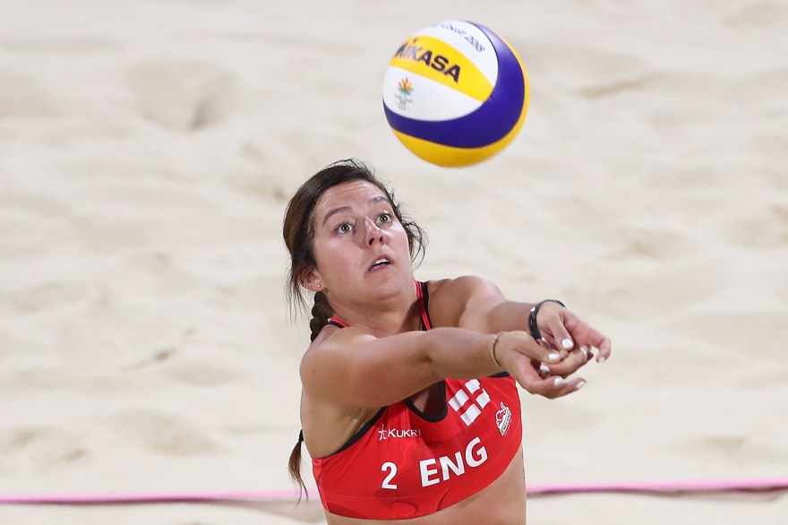 Jess Grimson happy to be back on the sand after curtailed Beach Volleyball season