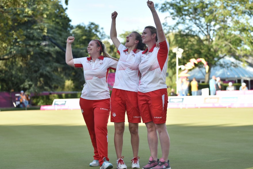 Women's triples double England's bowls golds