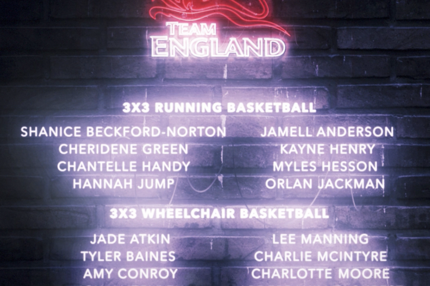 Team England’s 3x3 Running and Wheelchair Basketball squads announced for Birmingham 2022 Commonwealth Games