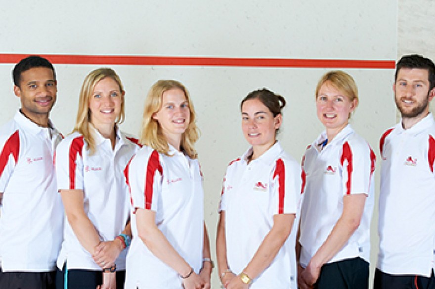 World champions named in England's squash team